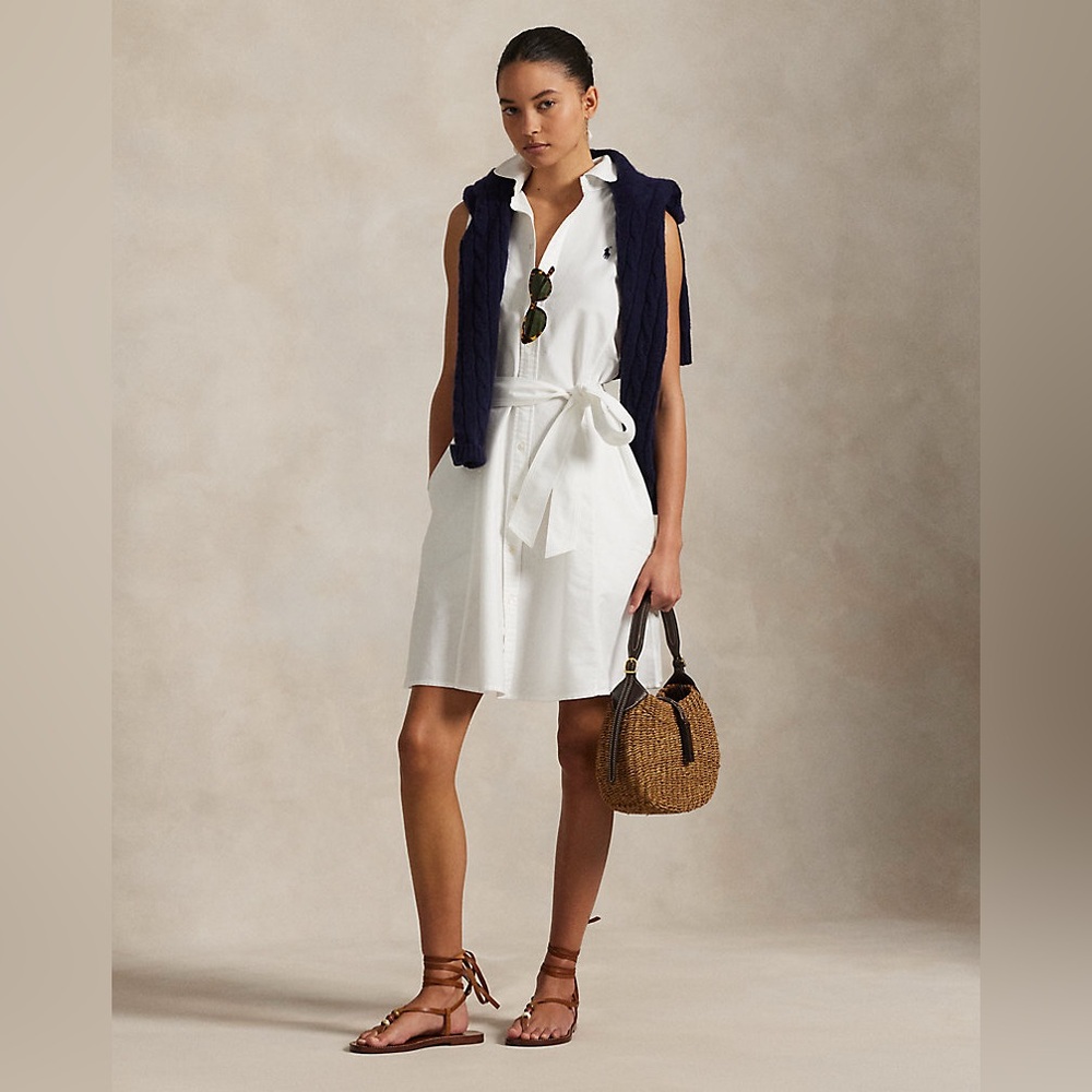 Polo Ralph Lauren Cotton Shirt Dress - Picture 2 of 13